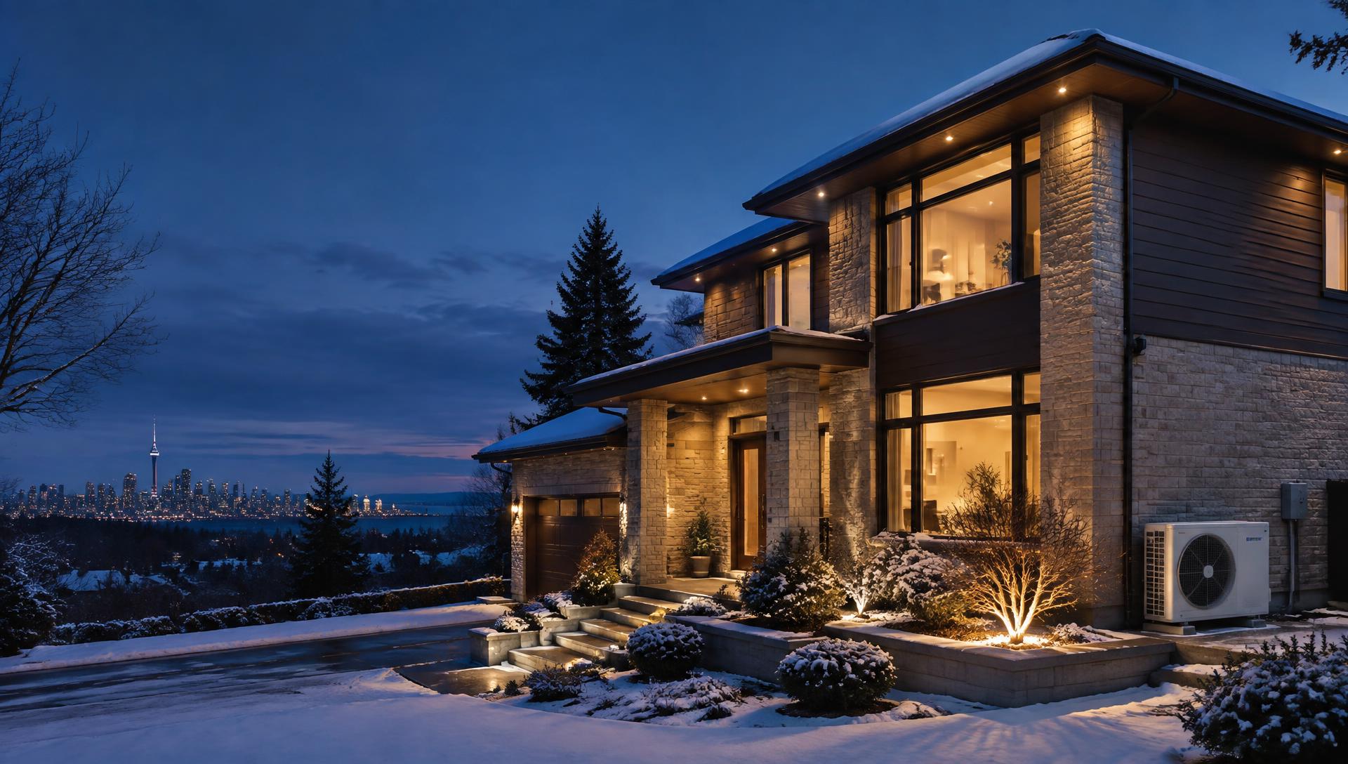 Toronto home with an energy-efficient HVAC system